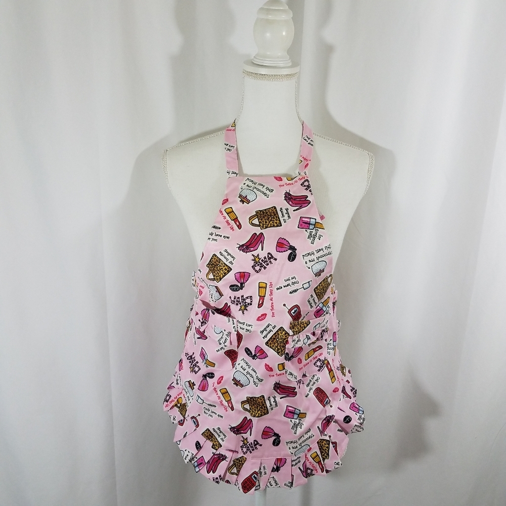 Two Lumps of Sugar Girls Ruffle Diva Apron NWT